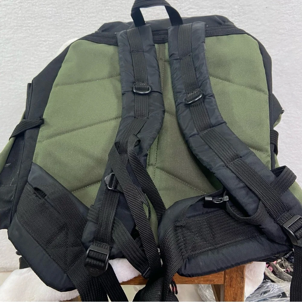 California Pak hiking backpack. Olive Camo green & black. Super extra large